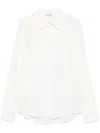 Burberry Silk Shirt In Grey