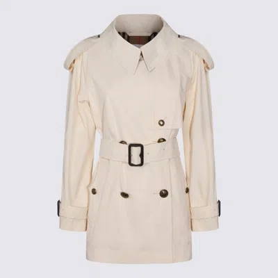 Burberry Jackets Light And Natural In Neutral