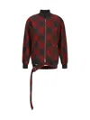 Burberry Check Bomber Jacket In Loch Ip Check