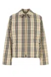 Burberry Checked Cotton-flannel Harrington Jacket In Multicolor