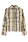 Burberry Checked Cotton-flannel Harrington Jacket In Multicolor