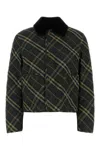 Burberry Multi Color Embroidered Logo Jacket In Multicolor