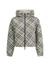Burberry Women Embroidered Polyester Reversible Jacket In Multicolour