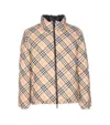 Burberry Snowdon Traditional Check Reversible Jacket In Neutral
