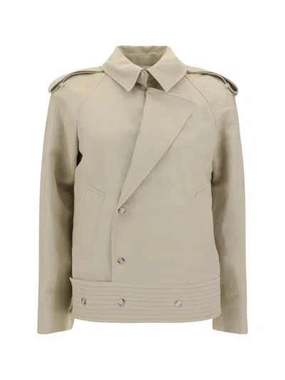 Burberry Jackets In Neutral