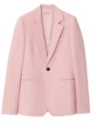 Burberry Tailored Mini Jacket In Pink