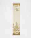 Burberry Jacquard Cashmere London-inspired Scarf In Hay