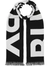 BURBERRY JACQUARD LOGO SCARF