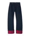 Burberry Japanese Denim Curved Leg Jeans In 10 Words In Blue