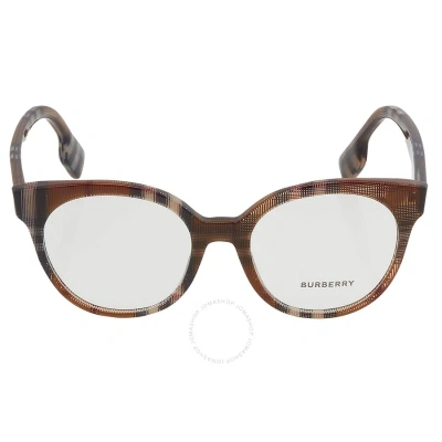 Burberry Jaqueline Demo Round Ladies Eyeglasses Be2356 3967 49 In N/a