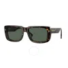 Burberry Jarvis Green Rectangular Men's Sunglasses Be4376u 300271 55