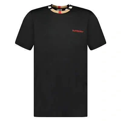 Pre-owned Burberry 'jayson' Check T-shirt Black