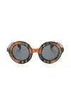 Burberry Jb4386 Sunglasses In Brown