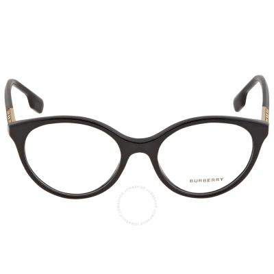 Burberry Jean Demo Round Ladies Eyeglasses Be2349 3001 51 In Black