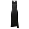 Burberry Jeanie Open-back Sleeveless Silk Dress In Black