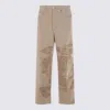 Burberry Regular Fit Ekd Jeans In Brown