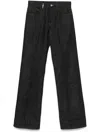 Burberry Mid-rise Wide-leg Jeans In Blue