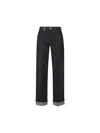 Burberry Straight Leg Jeans In Blue