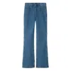 Burberry Denim Bootcut Jeans In Blue
