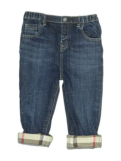 Pre-owned Burberry Kids' Jeans In Blue