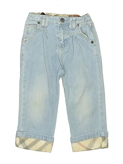 Pre-owned Burberry Kids' Jeans In Blue