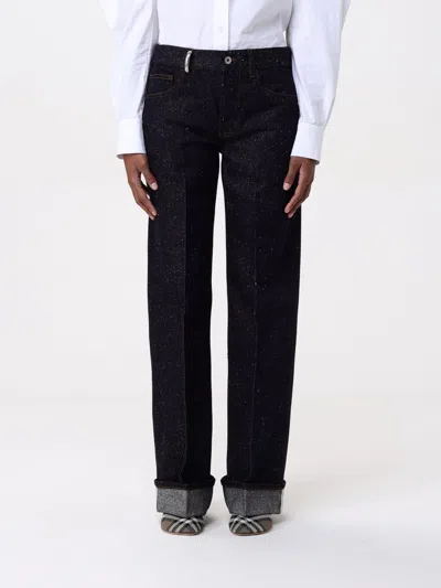 BURBERRY JEANS BURBERRY WOMAN COLOR INDIGO,G54507109