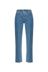 Burberry Straight Fit Jeans In Blue