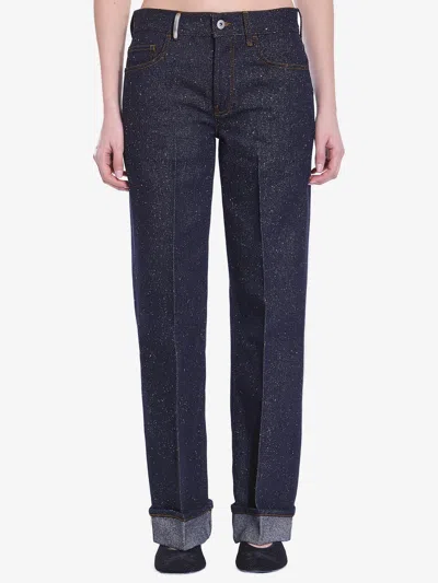 Burberry Indigo Jeans In Purple