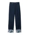 Burberry Jeans With Belt Loops In Blue