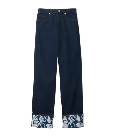 Burberry Jeans With Belt Loops In Blue