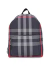 Burberry Jeff Check Backpack In Multi