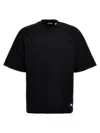 Burberry Equestrian Knight-patch Cotton T-shirt In Black