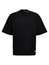 Burberry Equestrian Knight-patch Cotton T-shirt In Black