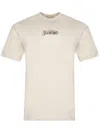 Burberry Jersey T-shirt With Archival Distressed Logo In Nude & Neutrals