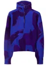 Burberry Wool Half-zip Sweater In Knight