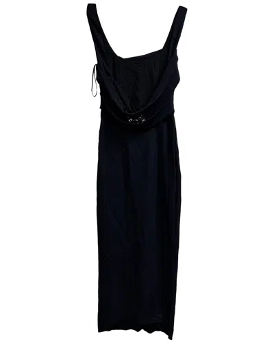 Pre-owned Burberry Jewel-embellished Sleeveless Midi Dress