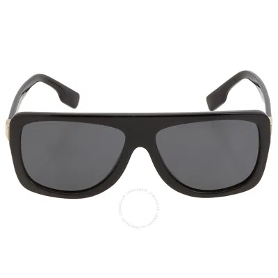 Burberry Joan Dark Grey Square Ladies Sunglasses Be4362 300187 59 In Black