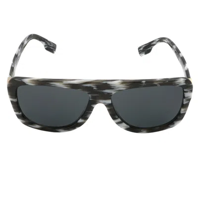 Burberry Joan Dark Grey Square Ladies Sunglasses Be4362 397887 59 In Black