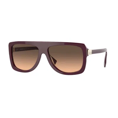 Pre-owned Burberry Joan Sunglasses In Dark Red (40823141)