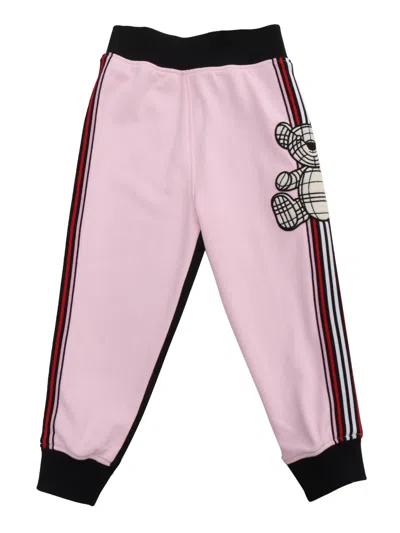Burberry Kids' Joggers In Pink