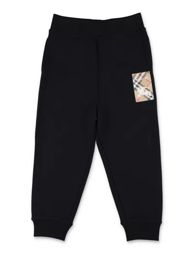 Burberry Kids' Jogging Pants In Black