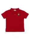 Burberry Childrens Cotton Polo Shirt In Red