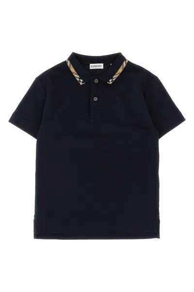 Burberry Johane Polo Shirt In Blue