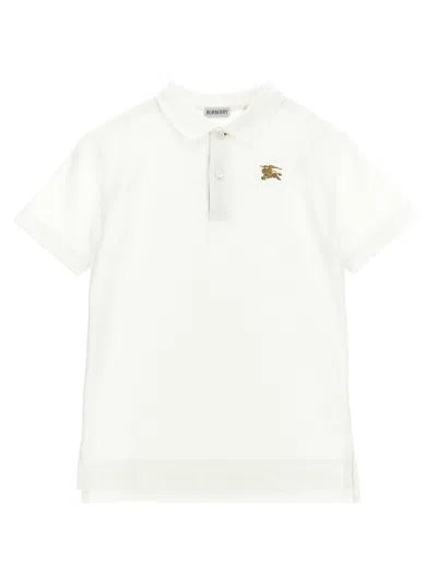Burberry Kids' Johane Polo Shirt In White