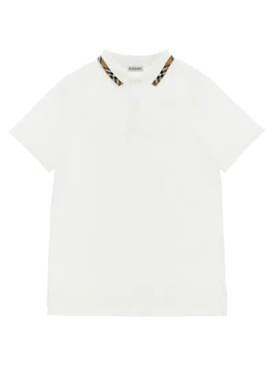 Burberry Johane Polo Shirt In White