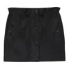Burberry Joss Press-stud Taffeta Mini Skirt