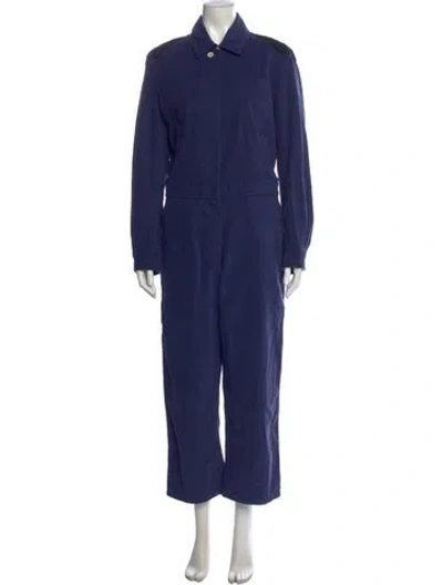 Pre-owned Burberry Jumpsuit In Blue