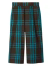 Burberry Check-print Cotton Trousers In Snug Ip Pattern