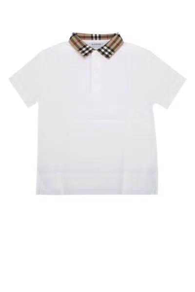 Burberry Kids' Kb5 Johane Ch Collar In White