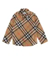 Burberry Kids Shirts Grey In Sandipcheck